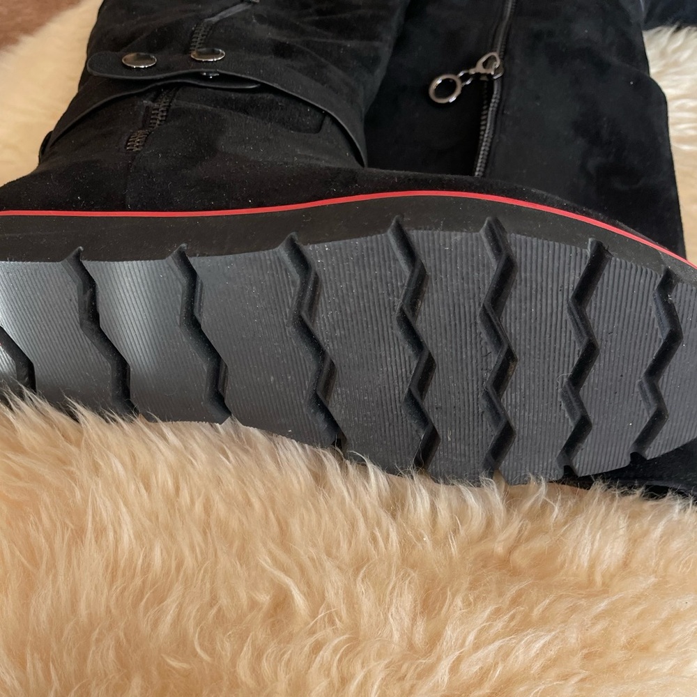 Nancy Li Stylish any Blue Knee-High Boots 7 - Picture 3 of 5